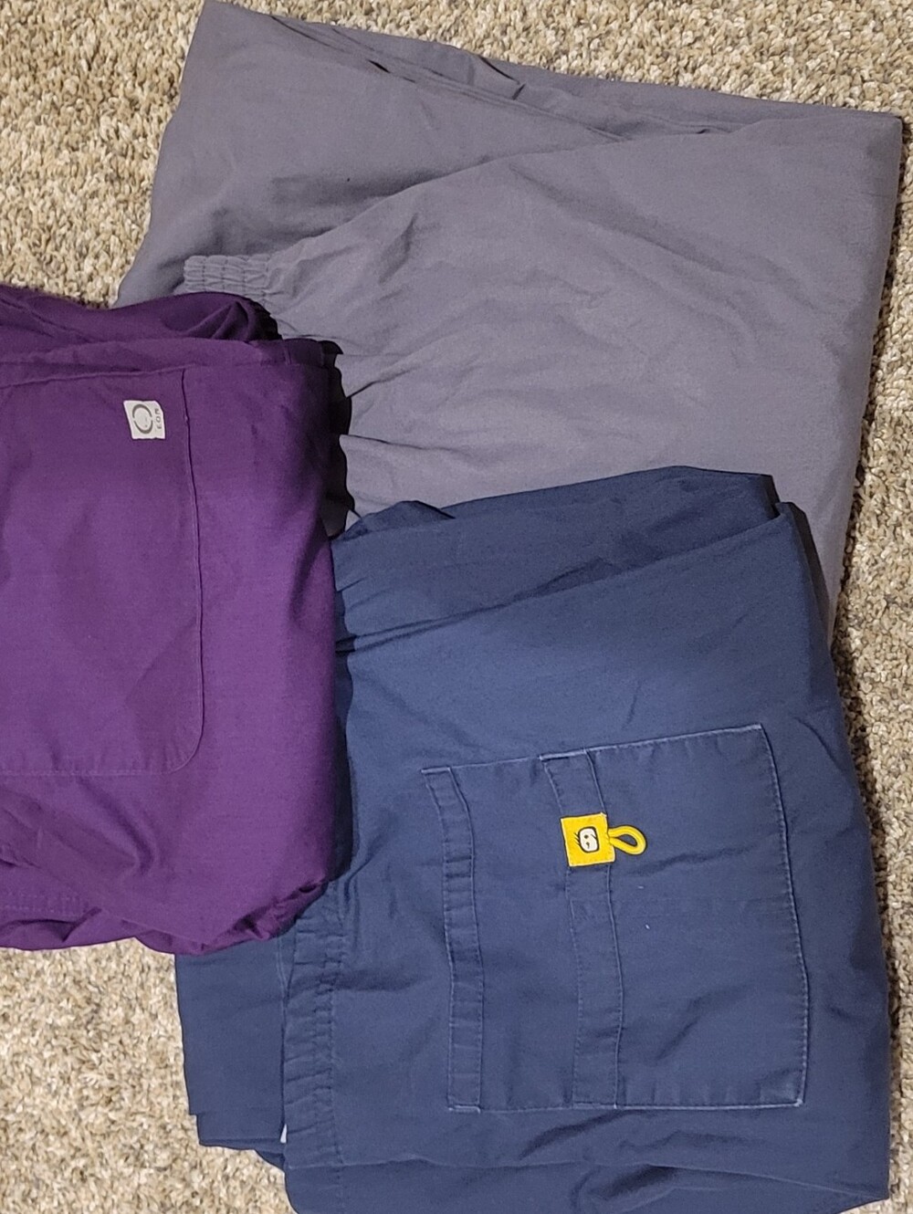 3 Pairs Of Scrub Pants Size Small Tall